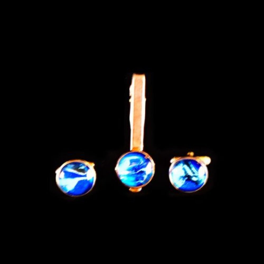 Scott Cufflinks & Tie Clasp Set